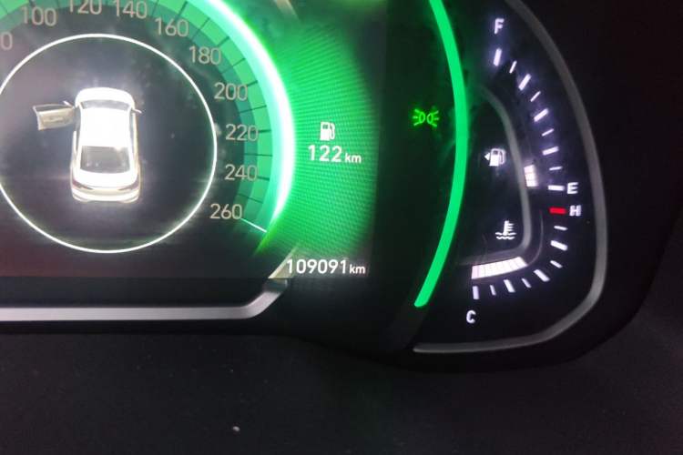 Used Hyundai Elantra (6th Generation / Lingdong) 2019 1.4T Dual-Clutch Xuan Dong · Dynamic Model Odometer Close Up