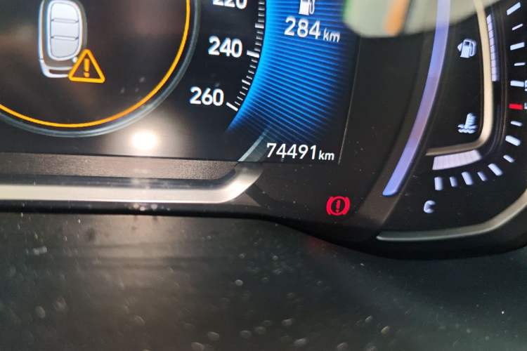 Used Hyundai Elantra (6th Generation / Lingdong) 2019 1.4T Dual-Clutch Xuan Dong · Dynamic Model Odometer Close Up