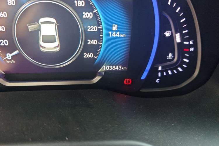 Used Hyundai Elantra (6th Generation / Lingdong) 2019 1.4T Dual-Clutch Xuan Dong · Dynamic Model Odometer Close Up