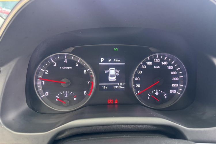 Used Hyundai Elantra (6th Generation / Lingdong) 2019 1.5L CVT ZhiXuan – Elite Version Odometer Close Up