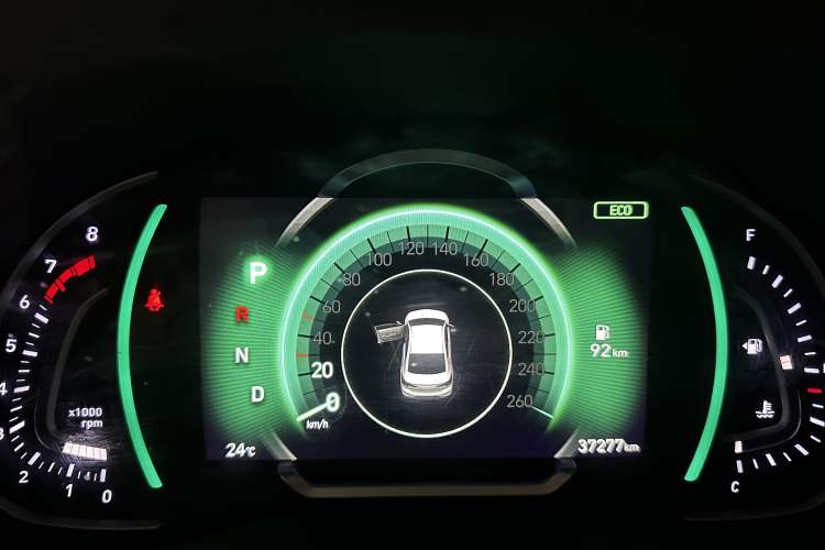 Used Hyundai Elantra (6th Generation / Lingdong) 2019 1.4T Dual-Clutch Xuan Dong · Dynamic Model Odometer Close Up