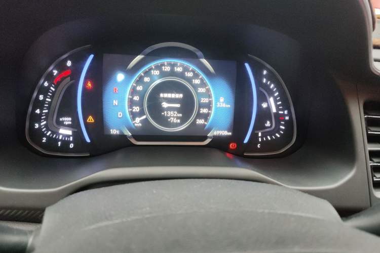 Used Hyundai Elantra (6th Generation / Lingdong) 2019 1.4T Dual-Clutch Xuan Dong · Dynamic Model Odometer Close Up