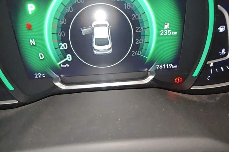 Used Hyundai Elantra (6th Generation / Lingdong) 2019 1.4T Dual-Clutch Xuan Dong · Dynamic Model Odometer Close Up