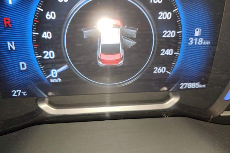 Used Hyundai Elantra (6th Generation / Lingdong) 2019 1.4T Dual-Clutch Xuan Dong · Dynamic Model Odometer Close Up