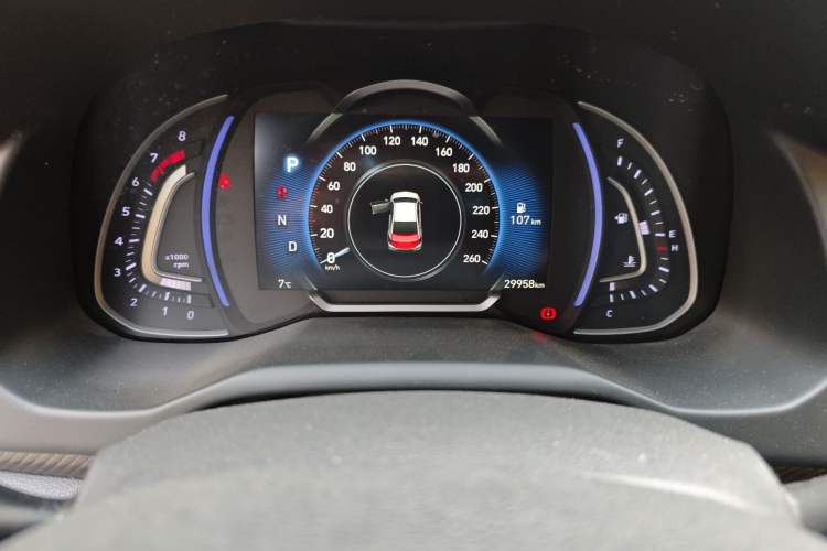 Used Hyundai Elantra (6th Generation / Lingdong) 2019 1.4T Dual-Clutch Xuan Dong · Dynamic Model Odometer Close Up
