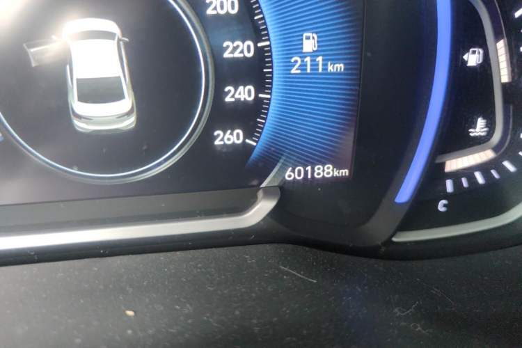 Used Hyundai Elantra (6th Generation / Lingdong) 2019 1.4T Dual-Clutch Xuan Dong · Dynamic Model Odometer Close Up