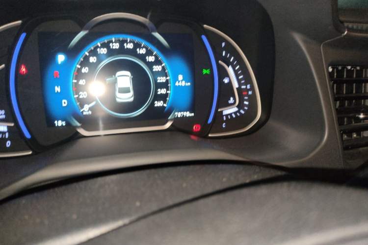 Used Hyundai Elantra (6th Generation / Lingdong) 2019 1.4T Dual-Clutch Xuan Dong · Dynamic Model Odometer Close Up