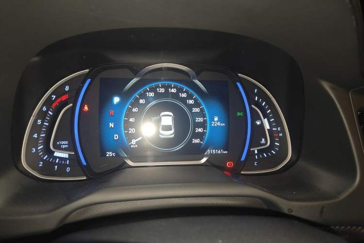 Used Hyundai Elantra (6th Generation / Lingdong) 2019 1.4T Dual-Clutch Xuan Dong · Dynamic Model Odometer Close Up
