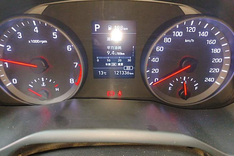 Used Hyundai Elantra (6th Generation / Lingdong) 2019 1.5L CVT ZhiXuan – Elite Version Odometer Close Up