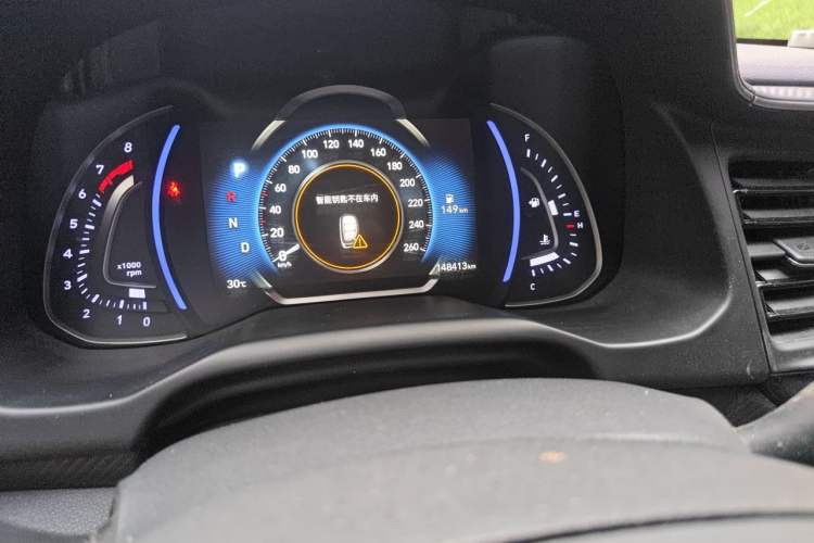 Used Hyundai Elantra (6th Generation / Lingdong) 2019 1.4T Dual-Clutch Xuan Dong · Dynamic Model Odometer Close Up