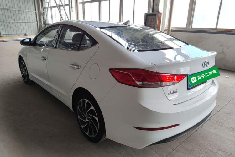 Used Hyundai Elantra (6th Generation / Lingdong) 2019 1.5L CVT ZhiXuan – Elite Version Rear Left 45 Deg