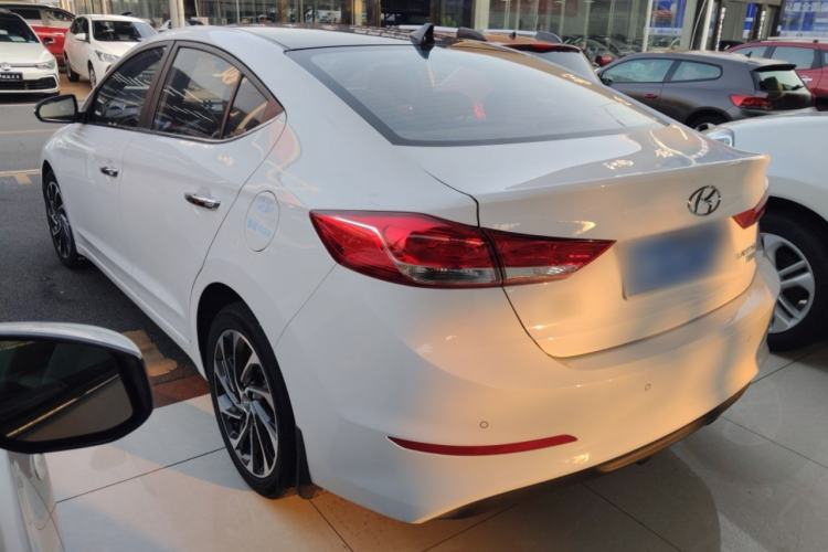 Used Hyundai Elantra (6th Generation / Lingdong) 2019 1.4T Dual-Clutch Xuan Dong · Dynamic Model Rear Left 45 Deg