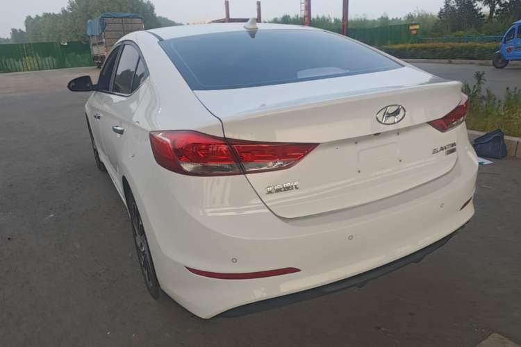 Used Hyundai Elantra (6th Generation / Lingdong) 2019 1.4T Dual-Clutch Xuan Dong · Dynamic Model Rear Left 45 Deg