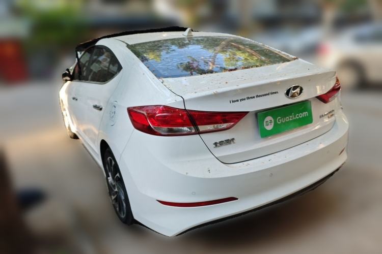 Used Hyundai Elantra (6th Generation / Lingdong) 2019 1.4T Dual-Clutch Xuan Dong · Dynamic Model Rear Left 45 Deg