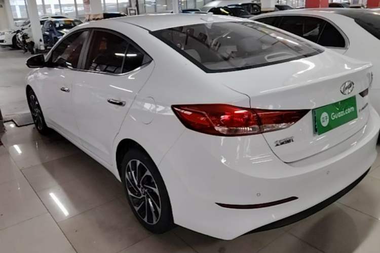 Used Hyundai Elantra (6th Generation / Lingdong) 2019 1.5L CVT ZhiXuan – Elite Version Rear Left 45 Deg