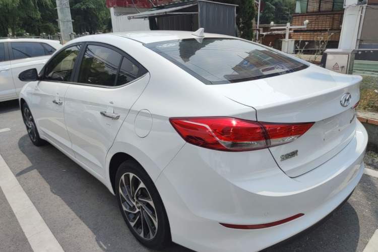 Used Hyundai Elantra (6th Generation / Lingdong) 2019 1.5L CVT ZhiXuan – Elite Version Rear Left 45 Deg