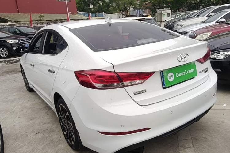Used Hyundai Elantra (6th Generation / Lingdong) 2019 1.4T Dual-Clutch Xuan Dong · Dynamic Model Rear Left 45 Deg