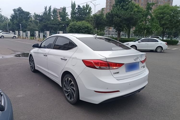 Used Hyundai Elantra (6th Generation / Lingdong) 2019 1.4T Dual-Clutch Xuan Dong · Dynamic Model Rear Left 45 Deg