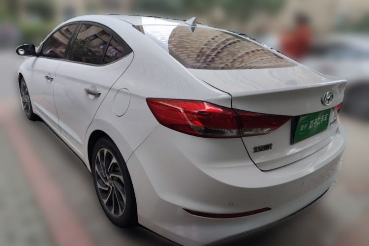 Used Hyundai Elantra (6th Generation / Lingdong) 2019 1.5L CVT ZhiXuan – Elite Version Rear Left 45 Deg