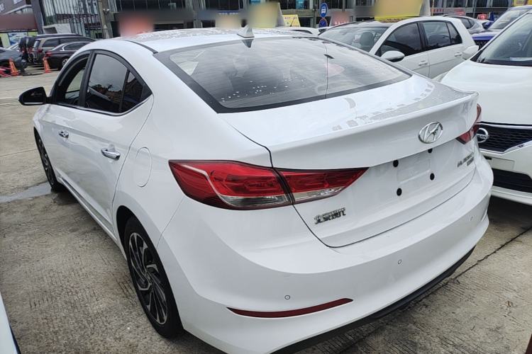 Used Hyundai Elantra (6th Generation / Lingdong) 2019 1.4T Dual-Clutch Xuan Dong · Dynamic Model Rear Left 45 Deg