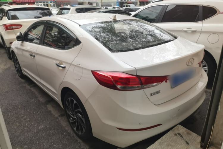 Used Hyundai Elantra (6th Generation / Lingdong) 2019 1.5L CVT ZhiXuan – Elite Version Rear Left 45 Deg