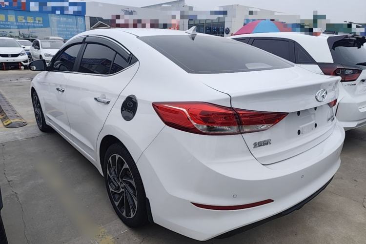 Used Hyundai Elantra (6th Generation / Lingdong) 2019 1.4T Dual-Clutch Xuan Dong · Dynamic Model Rear Left 45 Deg