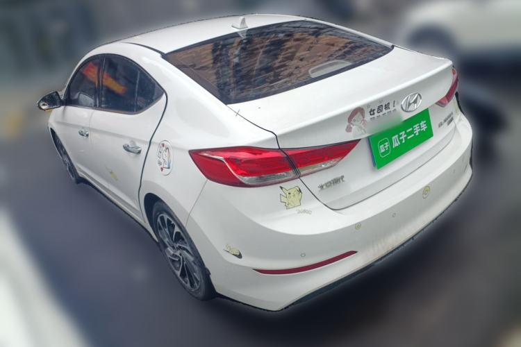 Used Hyundai Elantra (6th Generation / Lingdong) 2019 1.4T Dual-Clutch Xuan Dong · Flagship Model Rear Left 45 Deg