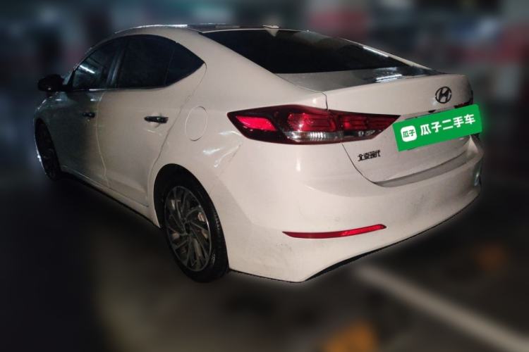 Used Hyundai Elantra (6th Generation / Lingdong) 2019 1.4T Dual-Clutch Xuan Dong · Dynamic Model Rear Left 45 Deg
