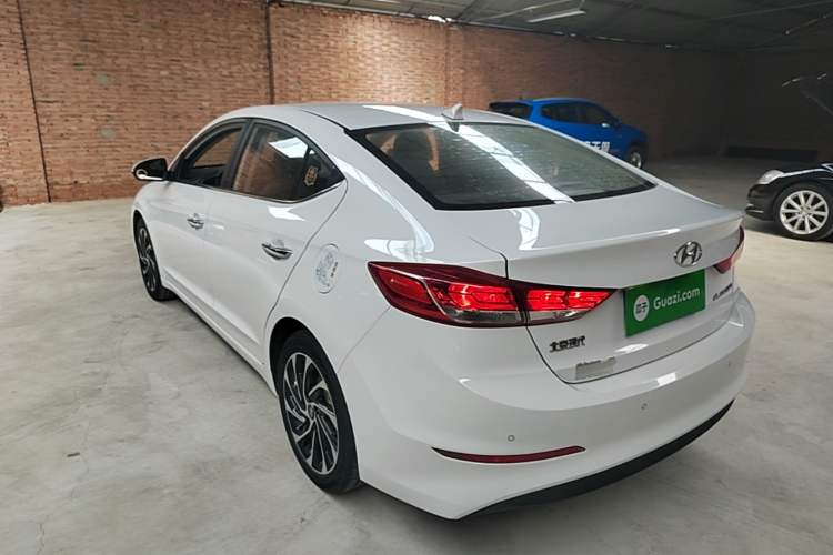 Used Hyundai Elantra (6th Generation / Lingdong) 2019 1.5L CVT ZhiXuan – Elite Version Rear Left 45 Deg
