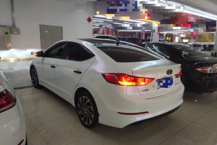 Used Hyundai Elantra (6th Generation / Lingdong) 2019 1.5L CVT ZhiXuan – Elite Version Rear Left 45 Deg