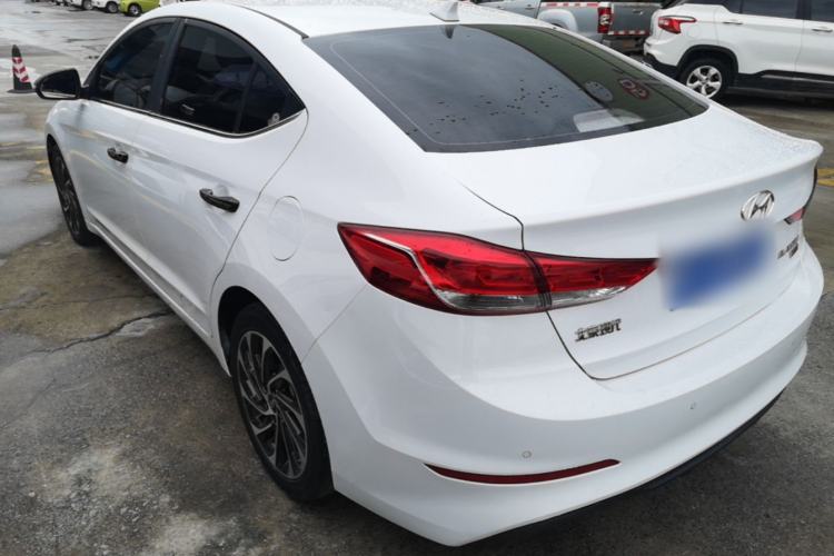 Used Hyundai Elantra (6th Generation / Lingdong) 2019 1.4T Dual-Clutch Xuan Dong · Dynamic Model Rear Left 45 Deg