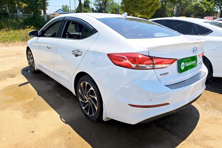 Used Hyundai Elantra (6th Generation / Lingdong) 2019 1.4T Dual-Clutch Xuan Dong · Dynamic Model Rear Left 45 Deg