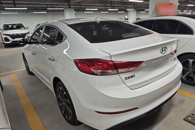 Used Hyundai Elantra (6th Generation / Lingdong) 2019 1.4T Dual-Clutch Xuan Dong · Dynamic Model Rear Left 45 Deg