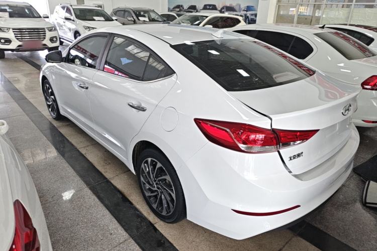 Used Hyundai Elantra (6th Generation / Lingdong) 2019 1.5L CVT ZhiXuan – Elite Version Rear Left 45 Deg