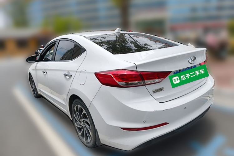 Used Hyundai Elantra (6th Generation / Lingdong) 2019 1.4T Dual-Clutch Xuan Dong · Dynamic Model Rear Left 45 Deg