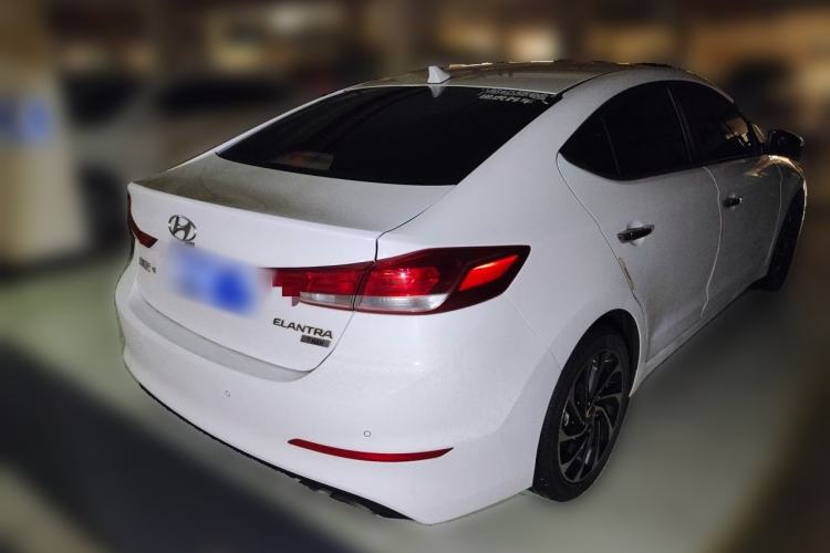 Used Hyundai Elantra (6th Generation / Lingdong) 2019 1.4T Dual-Clutch Xuan Dong · Dynamic Model Rear Right 45 Deg
