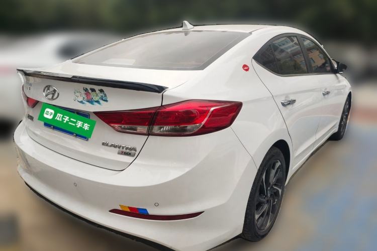 Used Hyundai Elantra (6th Generation / Lingdong) 2019 1.4T Dual-Clutch Xuan Dong · Dynamic Model Rear Right 45 Deg