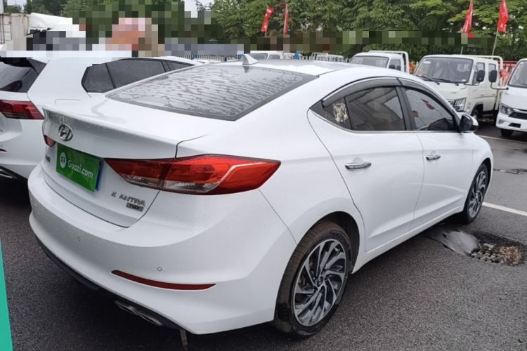 Used Hyundai Elantra (6th Generation / Lingdong) 2019 1.4T Dual-Clutch Xuan Dong · Dynamic Model Rear Right 45 Deg