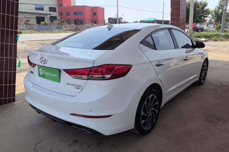 Used Hyundai Elantra (6th Generation / Lingdong) 2019 1.4T Dual-Clutch Xuan Dong · Dynamic Model Rear Right 45 Deg