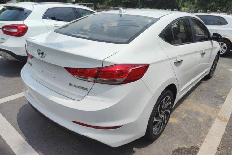 Used Hyundai Elantra (6th Generation / Lingdong) 2019 1.5L CVT ZhiXuan – Elite Version Rear Right 45 Deg