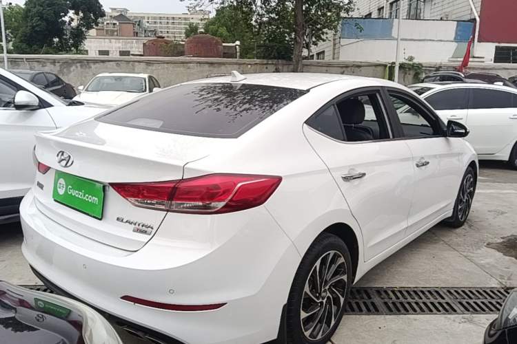 Used Hyundai Elantra (6th Generation / Lingdong) 2019 1.4T Dual-Clutch Xuan Dong · Dynamic Model Rear Right 45 Deg