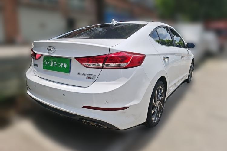 Used Hyundai Elantra (6th Generation / Lingdong) 2019 1.4T Dual-Clutch Xuan Dong · Dynamic Model Rear Right 45 Deg