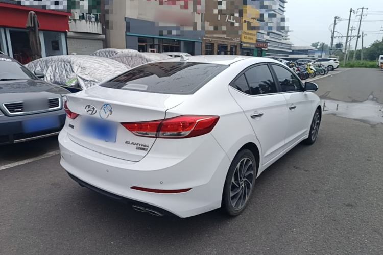 Used Hyundai Elantra (6th Generation / Lingdong) 2019 1.4T Dual-Clutch Xuan Dong · Dynamic Model Rear Right 45 Deg