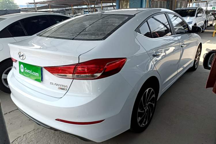 Used Hyundai Elantra (6th Generation / Lingdong) 2019 1.4T Dual-Clutch Xuan Dong · Dynamic Model Rear Right 45 Deg