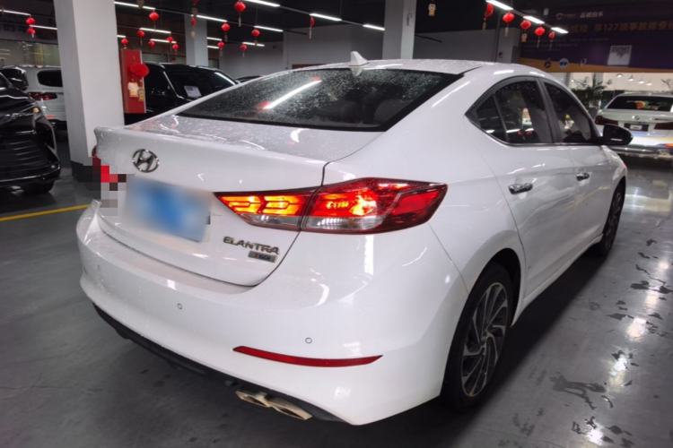 Used Hyundai Elantra (6th Generation / Lingdong) 2019 1.4T Dual-Clutch Xuan Dong · Dynamic Model Rear Right 45 Deg