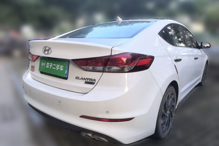 Used Hyundai Elantra (6th Generation / Lingdong) 2019 1.4T Dual-Clutch Xuan Dong · Dynamic Model Rear Right 45 Deg