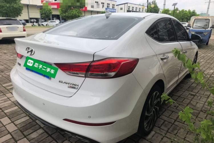 Used Hyundai Elantra (6th Generation / Lingdong) 2019 1.4T Dual-Clutch Xuan Dong · Dynamic Model Rear Right 45 Deg