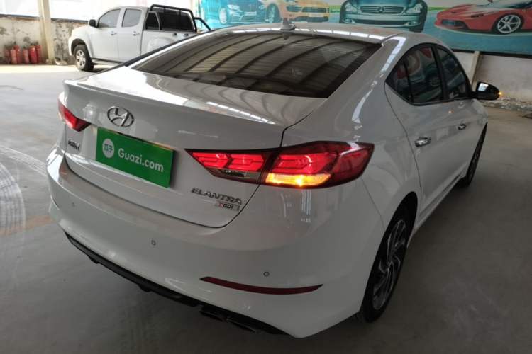 Used Hyundai Elantra (6th Generation / Lingdong) 2019 1.4T Dual-Clutch Xuan Dong · Dynamic Model Rear Right 45 Deg