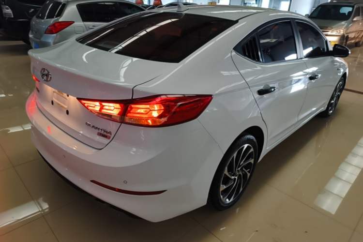 Used Hyundai Elantra (6th Generation / Lingdong) 2019 1.4T Dual-Clutch Xuan Dong · Dynamic Model Rear Right 45 Deg