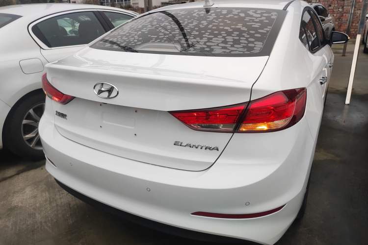 Used Hyundai Elantra (6th Generation / Lingdong) 2019 1.5L CVT ZhiXuan – Elite Version Rear Right 45 Deg